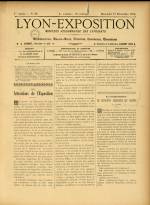 LYON-EXPOSITION : n°39, pp. 1