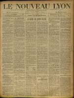 LE NOUVEAU LYON : n°16, pp. 1