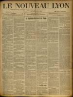 LE NOUVEAU LYON : n°41, pp. 1