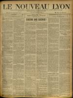 LE NOUVEAU LYON : n°51, pp. 1