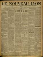 LE NOUVEAU LYON : n°70, pp. 1