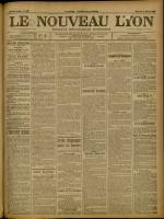 LE NOUVEAU LYON : n°202, pp. 1