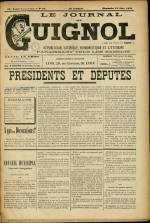 LE JOURNAL DE GUIGNOL : n°25, pp. 1
