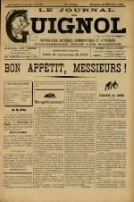 LE JOURNAL DE GUIGNOL : n°38, pp. 1