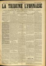 LA TRIBUNE LYONNAISE : n°10, pp. 1