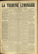 LA TRIBUNE LYONNAISE : n°11, pp. 1