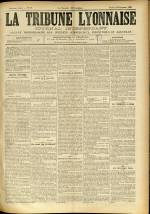 LA TRIBUNE LYONNAISE : n°15, pp. 1