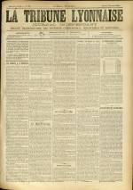 LA TRIBUNE LYONNAISE : n°19, pp. 1