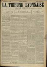 LA TRIBUNE LYONNAISE : n°58, pp. 1