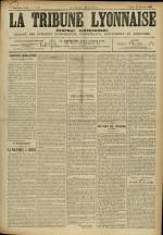 LA TRIBUNE LYONNAISE : n°72, pp. 1