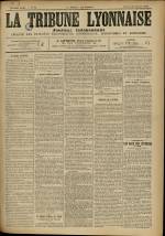LA TRIBUNE LYONNAISE : n°74, pp. 1