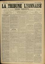 LA TRIBUNE LYONNAISE : n°81, pp. 1