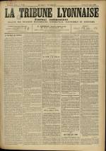 LA TRIBUNE LYONNAISE : n°83, pp. 1