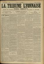 LA TRIBUNE LYONNAISE : n°84, pp. 1
