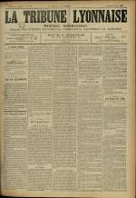 LA TRIBUNE LYONNAISE : n°93, pp. 1