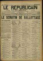 LE RÉPUBLICAIN DU RHONE : n°597, pp. 1