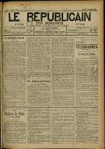 LE RÉPUBLICAIN DU RHONE : n°611, pp. 1