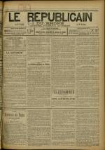 LE RÉPUBLICAIN DU RHONE : n°, pp. 1