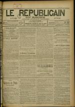 LE RÉPUBLICAIN DU RHONE : n°614, pp. 1