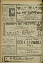 LE REPUBLICAIN DU RHONE : n°617, pp. 4