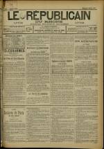 LE RÉPUBLICAIN DU RHONE : n°631, pp. 1