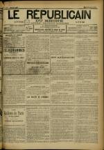 LE RÉPUBLICAIN DU RHONE : n°, pp. 1