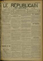 LE RÉPUBLICAIN DU RHONE : n°746, pp. 1