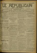 LE RÉPUBLICAIN DU RHONE : n°765, pp. 1