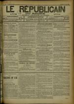 LE RÉPUBLICAIN DU RHONE : n°831, pp. 1