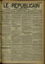 LE RÉPUBLICAIN DU RHONE : n°, pp. 1