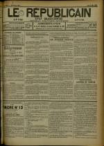 LE RÉPUBLICAIN DU RHONE : n°841, pp. 1