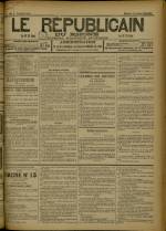 LE RÉPUBLICAIN DU RHONE : n°, pp. 1