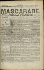 LA MASCARADE : n°22, pp. 1