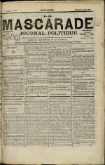 LA MASCARADE : n°27, pp. 1