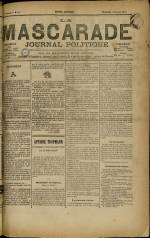 LA MASCARADE : n°48, pp. 1