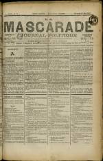 LA MASCARADE : n°60, pp. 1