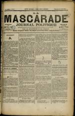 LA MASCARADE : n°62, pp. 1