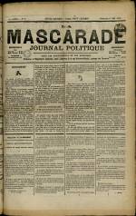 LA MASCARADE : n°67, pp. 1