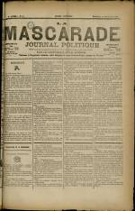 LA MASCARADE : n°85, pp. 1