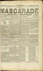 LA MASCARADE : n°100, pp. 1