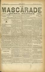 LA MASCARADE : n°101, pp. 1