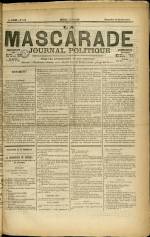 LA MASCARADE : n°103, pp. 1