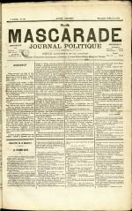 LA MASCARADE : n°107, pp. 1