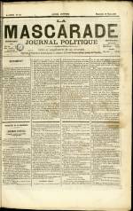 LA MASCARADE : n°111, pp. 1
