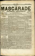 LA MASCARADE : n°112, pp. 1
