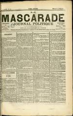 LA MASCARADE : n°116, pp. 1