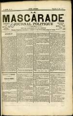 LA MASCARADE : n°121, pp. 1