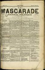 LA MASCARADE : n°128, pp. 1