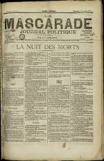 LA MASCARADE : n°144, pp. 1