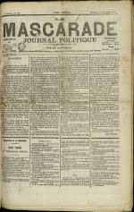 LA MASCARADE : n°150, pp. 1